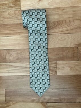 Ermenegildo Zegna Geometric Silk Tie